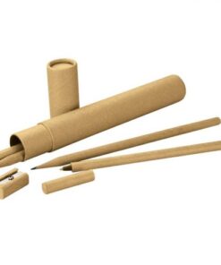 Recycled Pen/Pencil Set – Natural