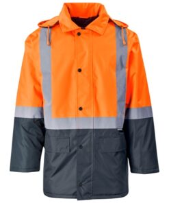 Hazard Padded Two-Tone Workwear Jacket – Avail in Lumo Green, Yellow or Orange