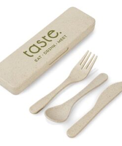 Okiyo Eco Friendly Heiki Wheat Straw Cutlery Set