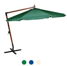 3 m Round Cantilever Umbrella – H/Green