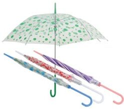 Ladies PVC Umbrellas – Assorted