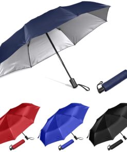 UV50 Compact Umbrella with Auto-Open, Wind-Resistant & Sun-Safe