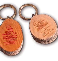 Wooden Trunk keyring