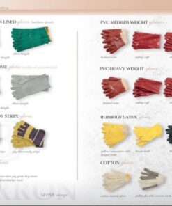 Leather Candy Stripe Gloves