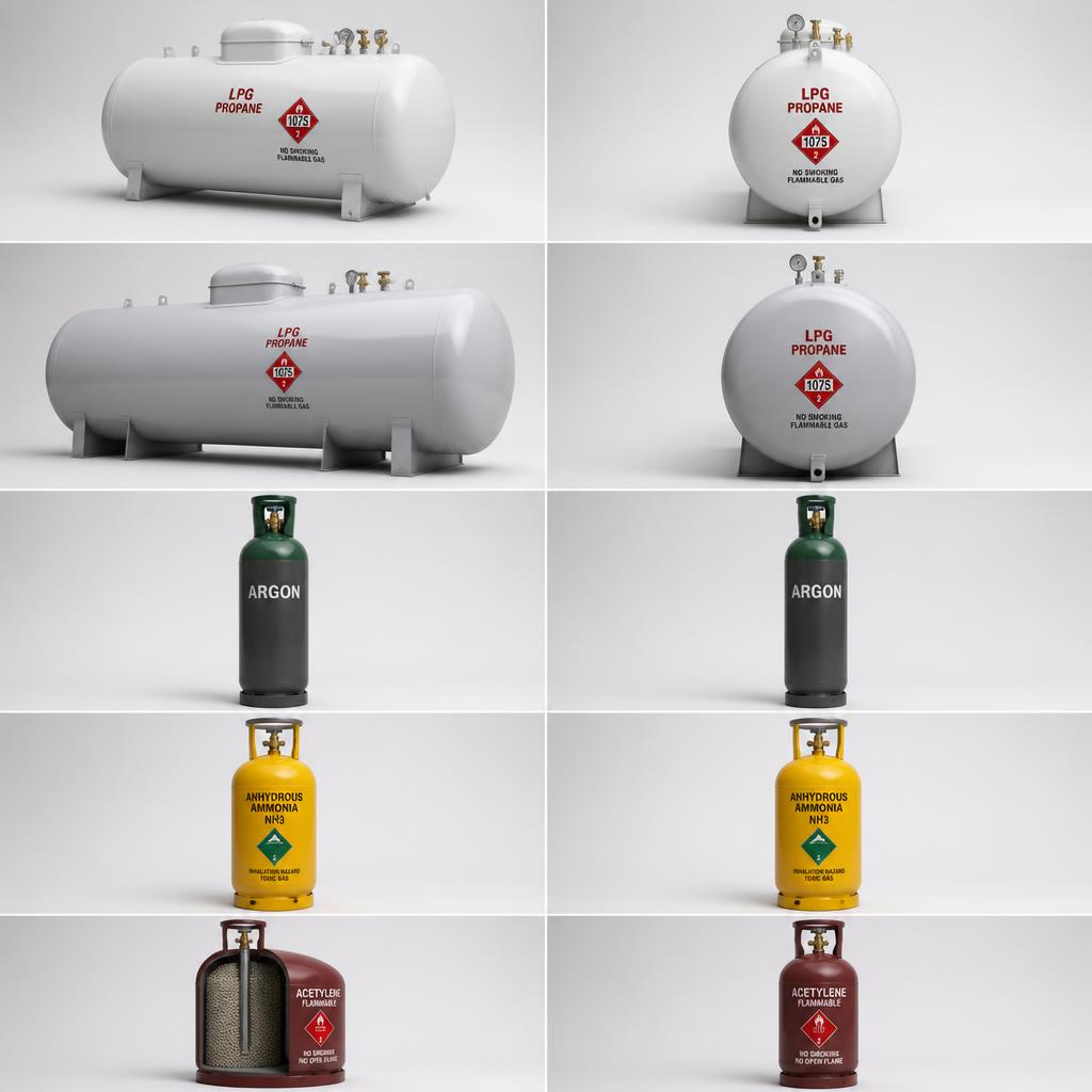 tank for helium